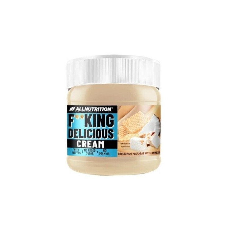 AllNutrition Fitking Delicious Cream Nougat-coconut cream with wafers 200 g