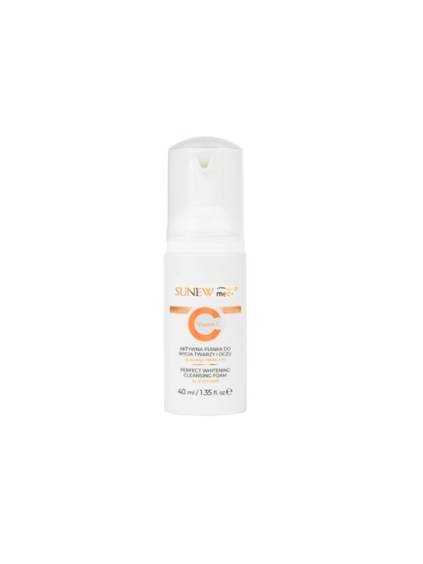 Sunew Med+ Vitamin C active Cleansing Foam for face and eye make-up removal 40 ml