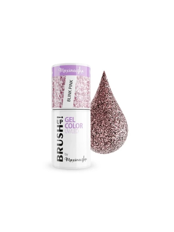 BrushUp! by Maxineczka Hybrid nail polish Blink Pink 5 g