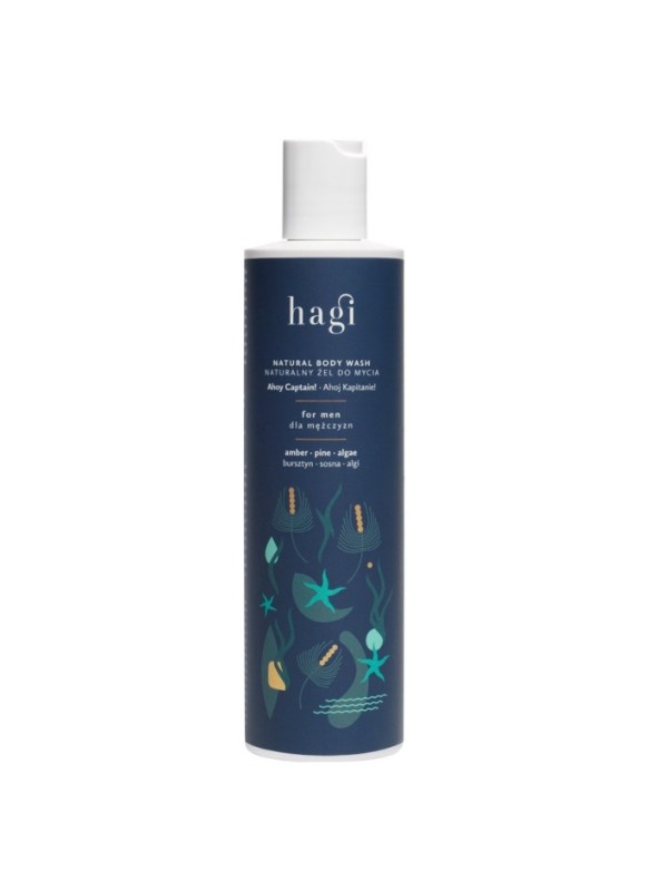 Hagi Natural Shower Gel for Men Ahoy Captain! 300 ml