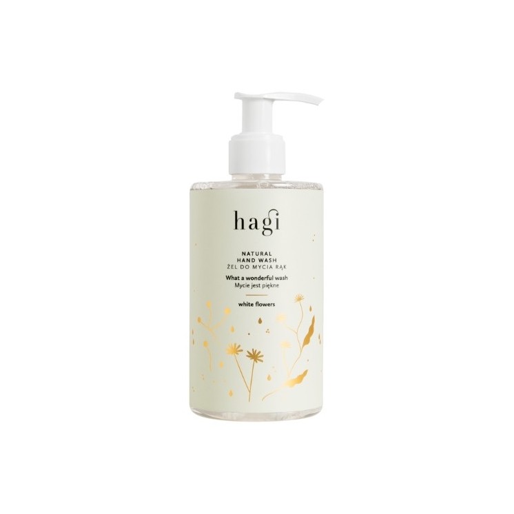 Hagi Washing is beautiful natural Hand Washing Gel White Flowers 300 ml