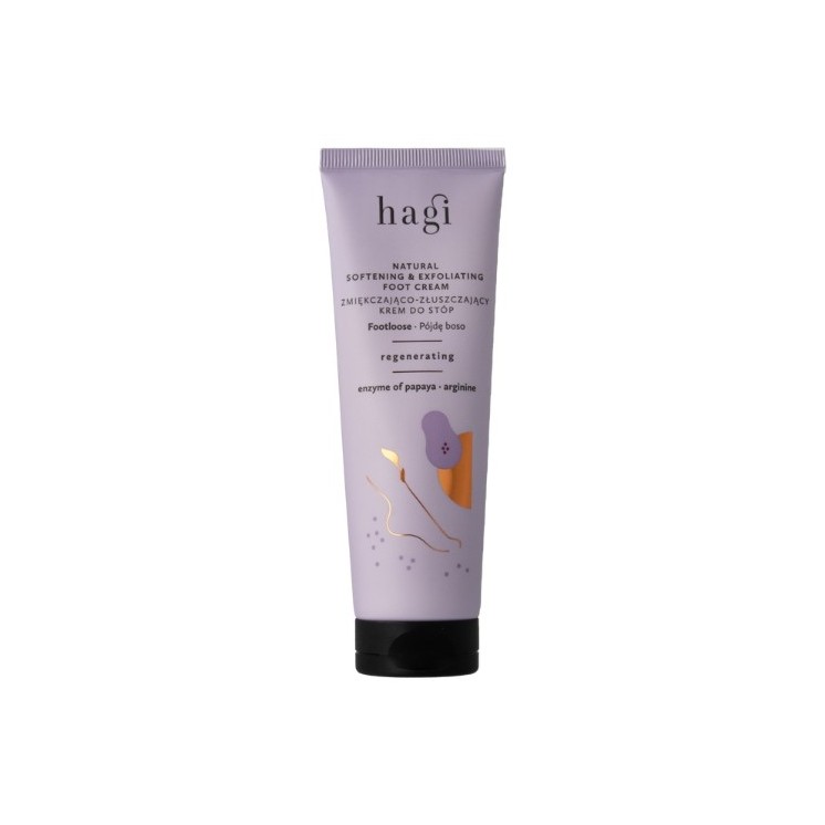 Hagi I'll Go Barefoot Foot Cream, softening and exfoliating, 75 ml