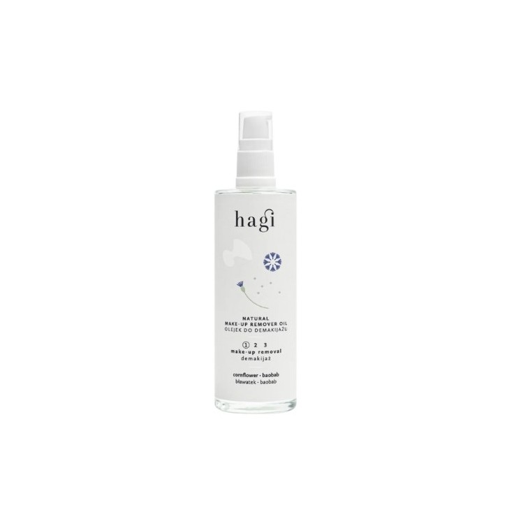 Hagi Natural Makeup Remover Oil Cornflower and Baobab 100 ml