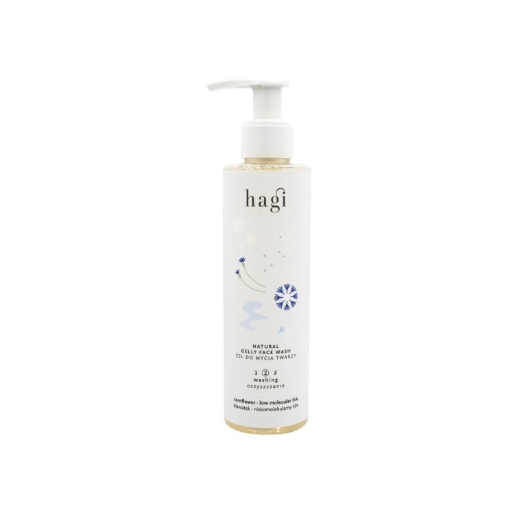 Hagi Natural Creamy Facial Cleansing Gel Cornflower and Almond Oil 200 ml