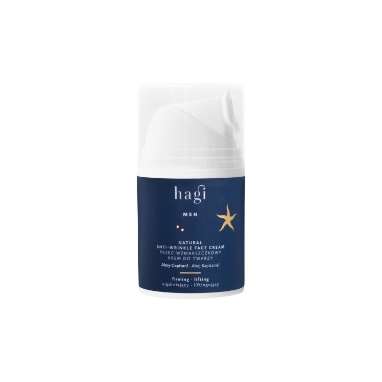 Hagi Men Natural Anti-Wrinkle Face Cream Ahoy Captain! 50 ml