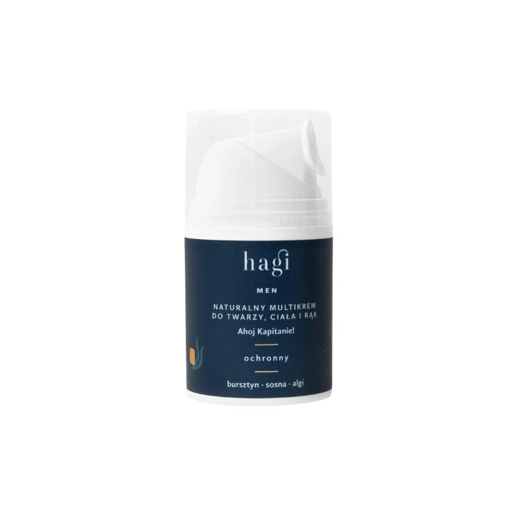 Hagi Men Natural Protective Multi Cream for Face, Body and Hands Ahoy Captain! 50 ml