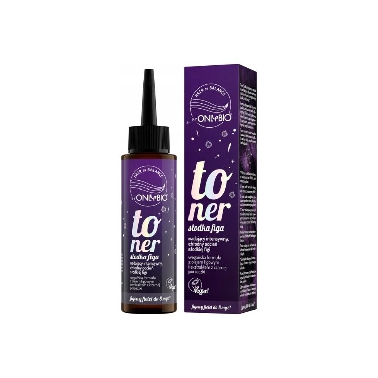 OnlyBio Hair in Balance Toner do włosów Słodka Figa 100 ml