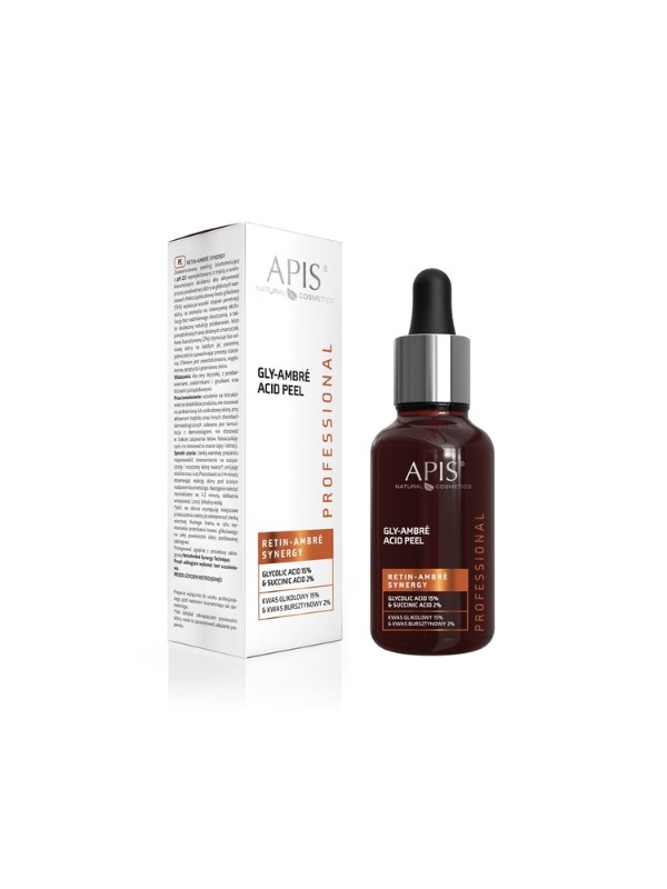 Apis Retin-Ambre Synergy Gly-Ambré Acid Peel Kwas glikolowy 15 % & Kwas bursztynowy 2% 30 ml