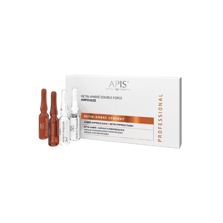 Apis Retin-Ambre Synergy Ampułki do twarzy o podwójnej sile 10x3ml 