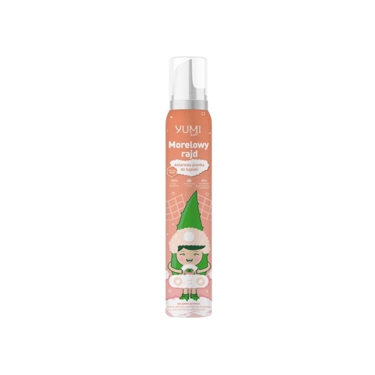 Yumi Kids Morelowy rajd kolorowa Pianka do kąpieli 250 ml