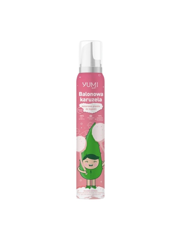 Yumi Kids Balonowa karuzela kolorowa Pianka do kąpieli 250 ml