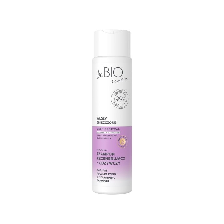 BeBio Cosmetics Naturalny szampon do włosów zniszczonych 300 ml