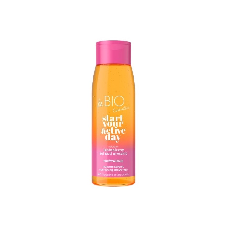 BeBio Cosmetics Natural isotonic shower gel Start Your Active Day NOURISHMENT 400 ml