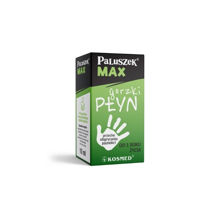 Kosmed Paluszek Max bitter Liquid against nail biting and habitual thumb sucking 10 ml