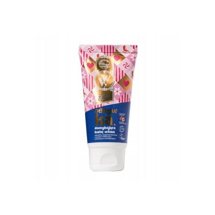 OnlyBio x Wedel Hair in Balance Conditioner closing the hair cuticles Milk chocolate strawberry 50 ml
