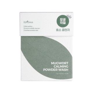 Isntree Mugwort Calming Powder Wash Zestaw saszetek z pudrem do mycia twarzy z Papainą 1g x 25 sztuk