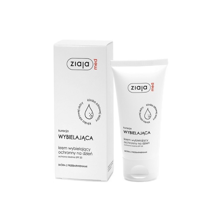 Ziaja Med Whitening treatment Protective whitening face cream for the day SPF20 50 ml