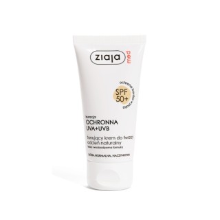 Ziaja Med Protective Treatment Facial Cream Tinting Natural Shade SPF50 + 50 ml
