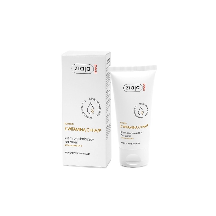 Ziaja Med Vitamin C+HA/P Treatment Firming Day Face Cream SPF 6 50 ml