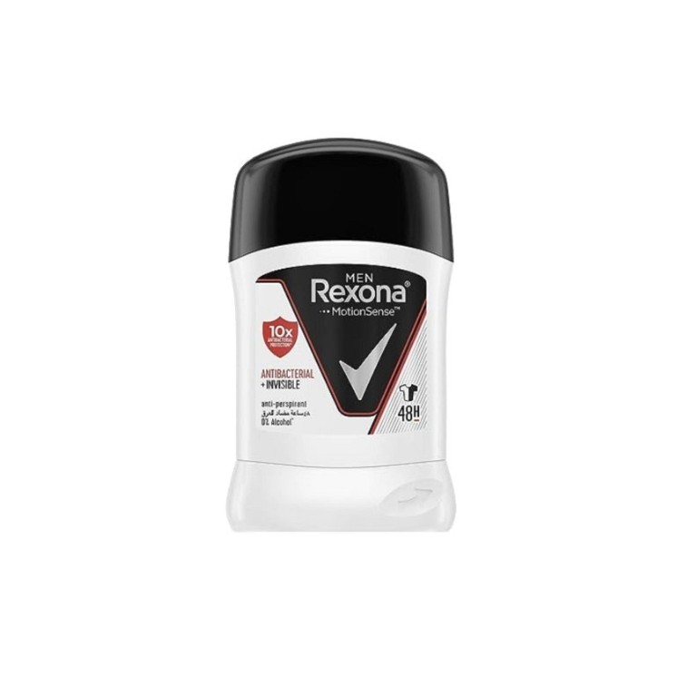 Rexona Men Antyperspirant w sztyfcie Antibacterial Invisible 40 g
