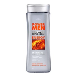 Joanna POWER MEN Shower gel 3in1 ENERGY 300 ml