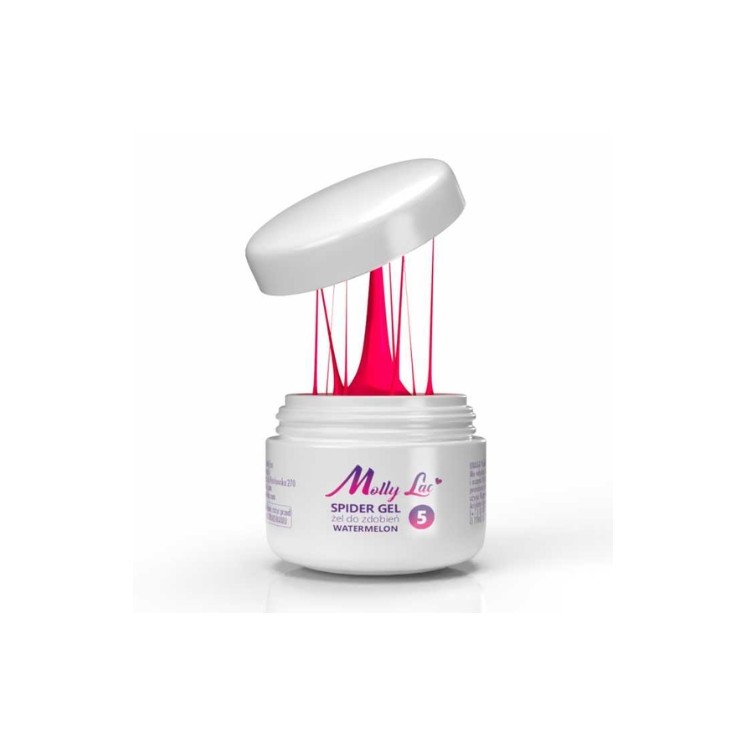 MollyLac Spider Gel Decoration gel / 5 / Watermelon 3 ml