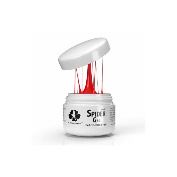 MollyLac Spider Gel Gel for decorations Red 3 ml