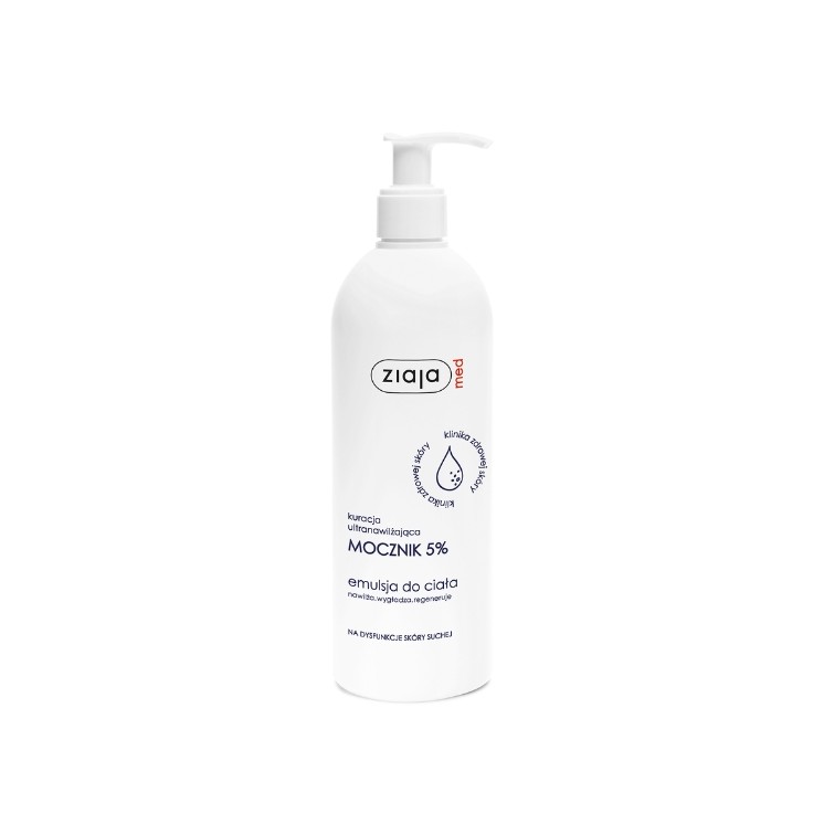 Ziaja Med Ultra-moisturizing treatment with 5 % urea Body emulsion for dry skin dysfunctions 400 ml