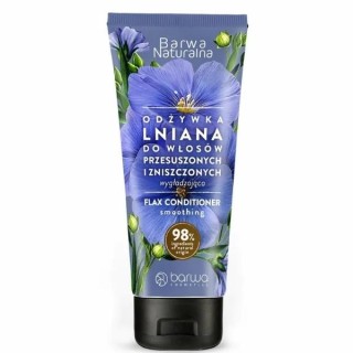 Barwa Naturalna smoothing Conditioner for oily and damaged hair Linen (tube) 200 ml Barwa Naturalna smoothing Conditioner for oily and damaged hair Linen (tube) 200 ml
