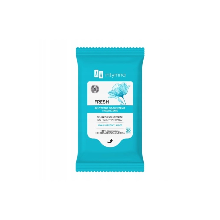 AA Fresh Intimate delicate Intimate hygiene wipes 20 pieces