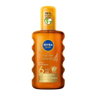 Nivea Sun Intense Bronze Olejek do opalania SPF6 200 ml