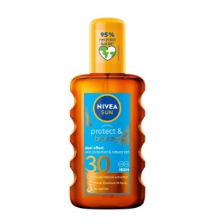 Nivea Sun Protect&Bronze Olejke do opalania w sprayu aktywujący naturalną opaleniznę SPF30 200 ml