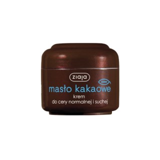 Ziaja Masło kakaowe Krem do twarzy Cera normalna i sucha 50 ml Ziaja Masło kakaowe Krem do twarzy Cera normalna i sucha 50 ml