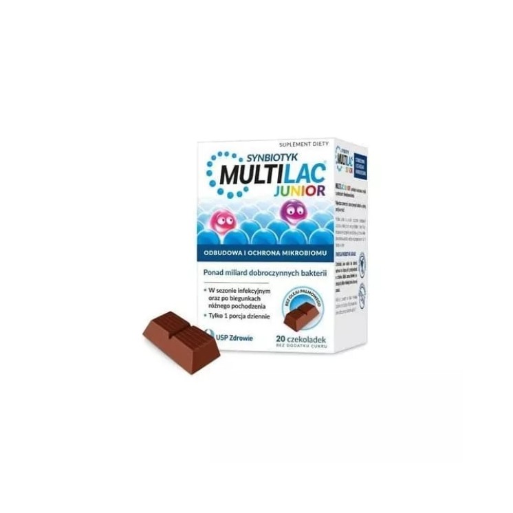 Multilac Junior Probiotic for children 20 chocolates(27-11-2025)