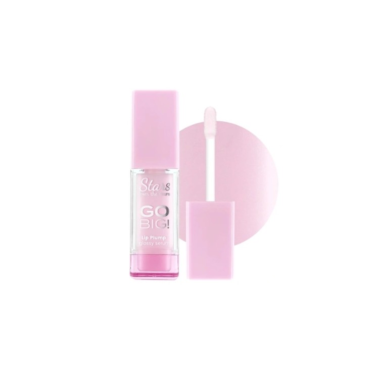 Stars from the stars Go big! Błyszczyk-serum powiększające usta /01/ Soft Pink 8 g