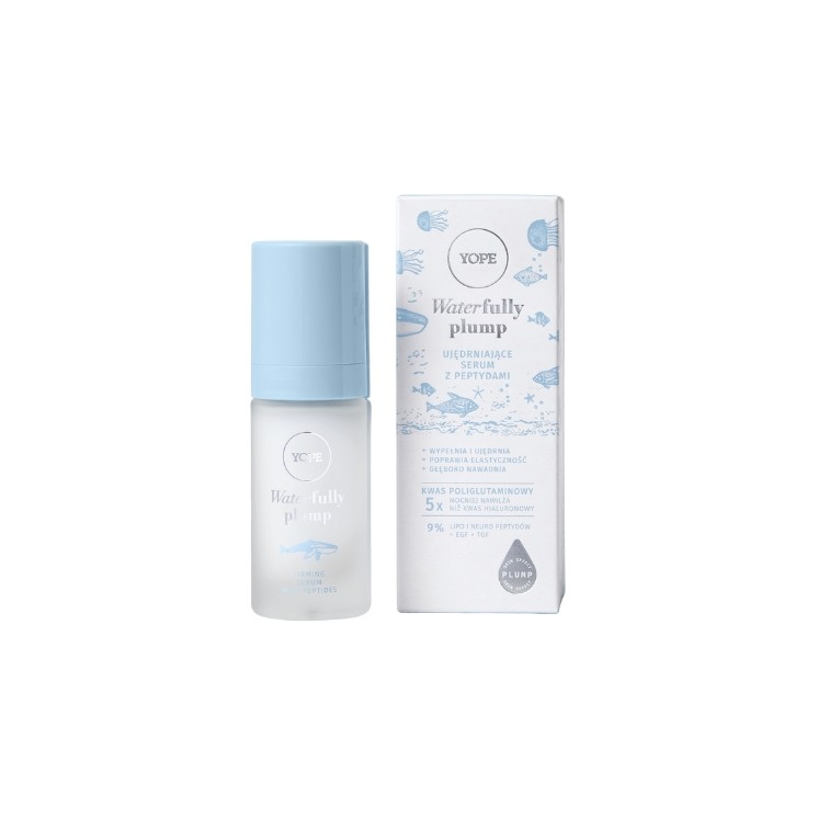 YOPE Waterfully Plump Firming Face Serum with Peptides 30 ml