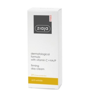 Ziaja Med Kuracja z witaminą C+HA/P Krem do twarzy ujędrniający na dzień SPF 6 50 ml Ziaja Med Kuracja z witaminą C+HA/P Krem do twarzy ujędrniający na dzień SPF 6 50 ml