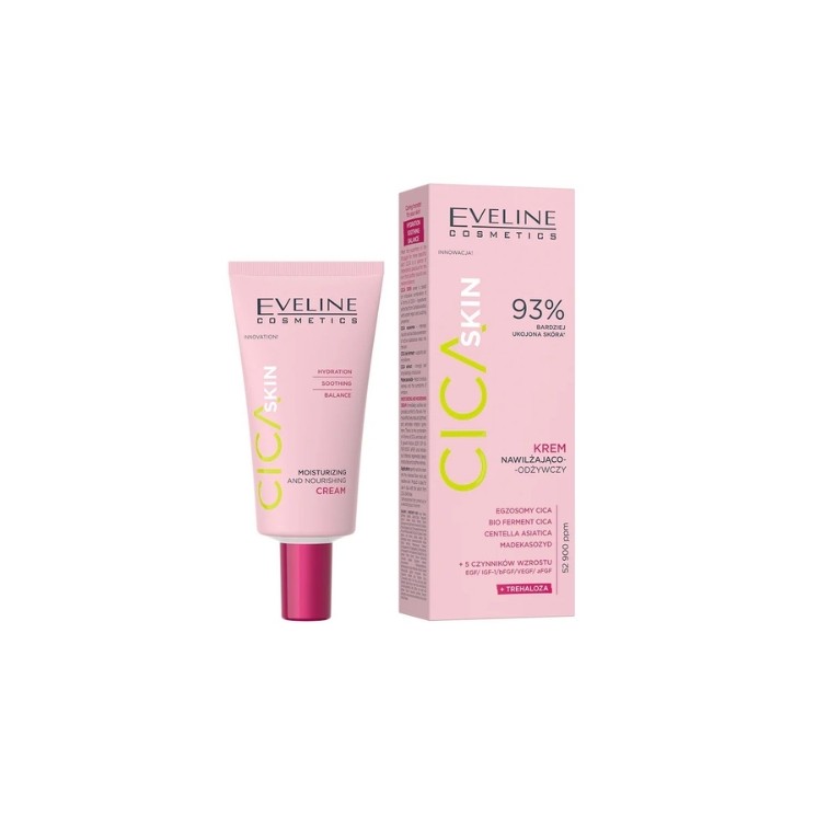 Eveline Cica Skin Moisturizing and Nourishing Face Cream 50 ml