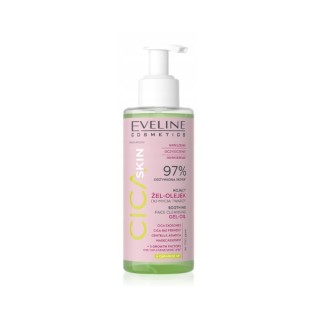 Eveline Cica Skin Soothing Facial Cleansing Gel - Oil 145 ml