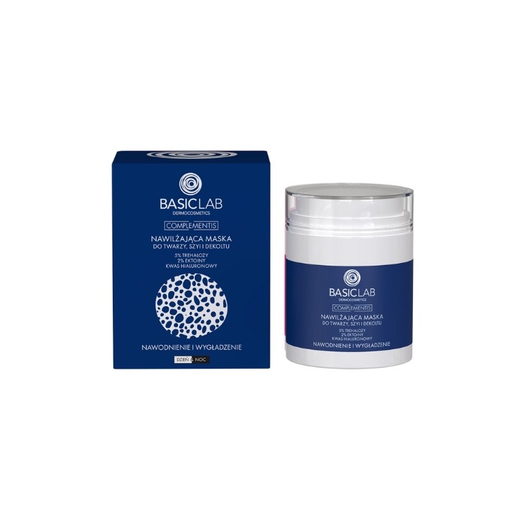 BasicLab Complementis Moisturizing Mask for Face, Neck and Décolleté 50 ml