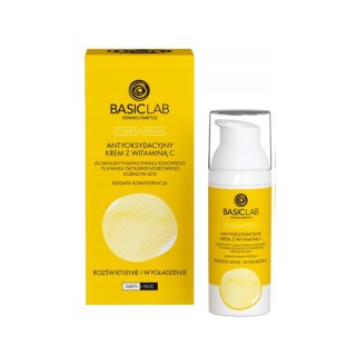 BasicLab Complementis Antioxidant Face Cream with Vitamin C, rich consistency, 50 ml