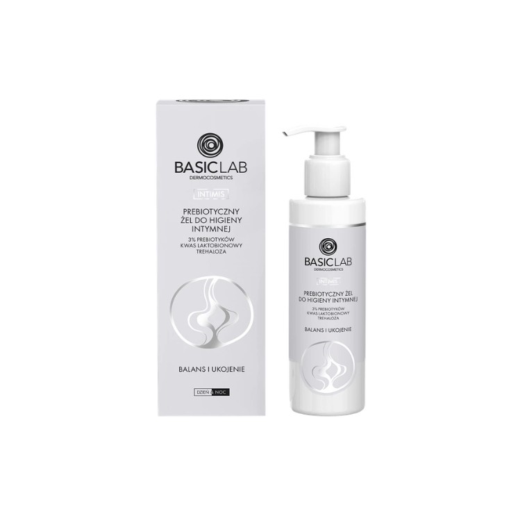 BasicLab Intimis prebiotic intimate hygiene gel 200 ml