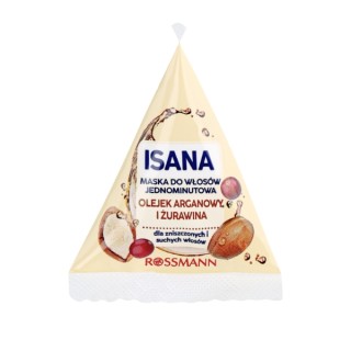 Isana 1-minutowa Kuracja do włosów z olejkiem arganowym i żurawiną 25 ml Isana 1-minutowa Kuracja do włosów z olejkiem arganowym i żurawiną 25 ml