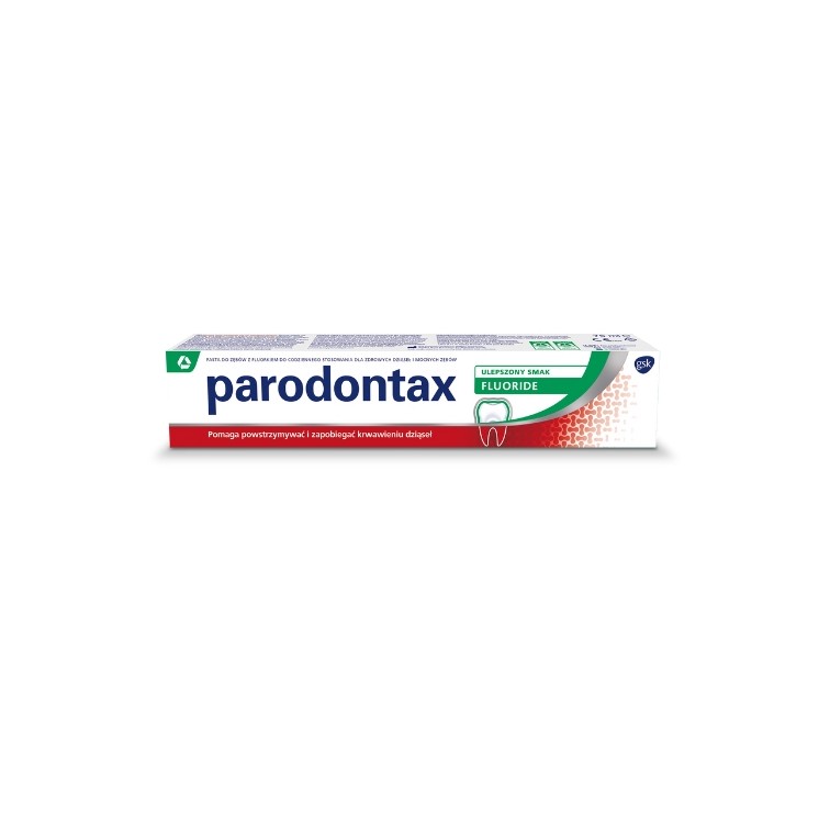 Parodontax Fluoride Pasta do zębów zapobiegająca krwawieniu dziąseł 75 ml
