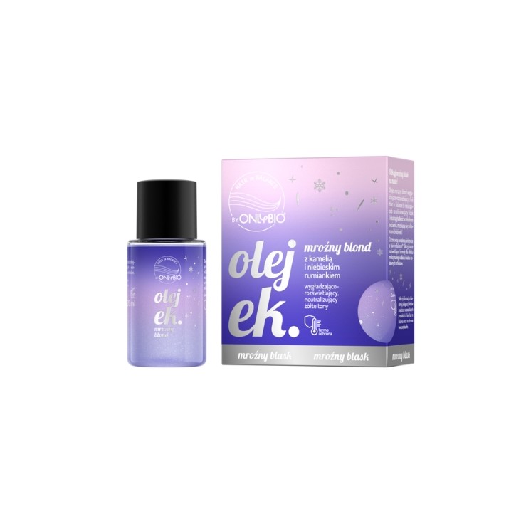 OnlyBio Hair in Balance mroźny Olejek do włosów do chłodnych blondów 20 ml