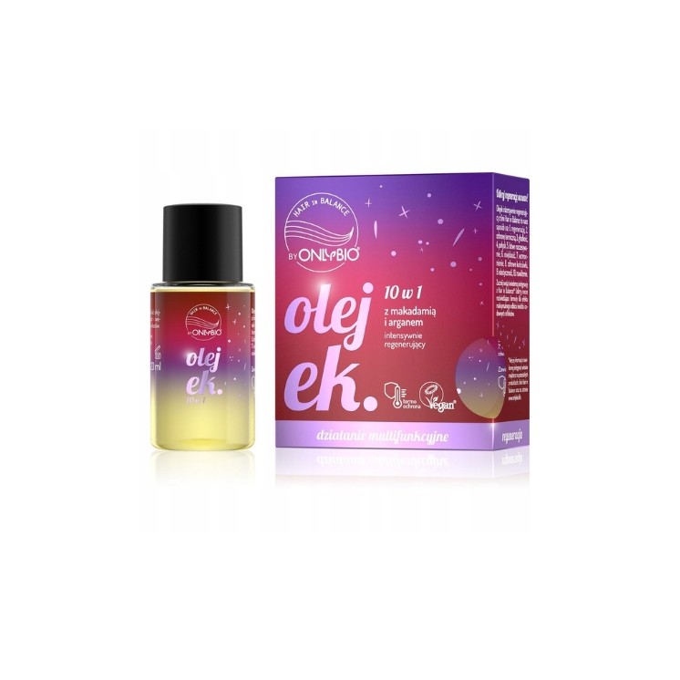 OnlyBio Hair in Balance 10w1 Olejek do włosów regenerujący 20 ml