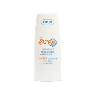 Ziaja Sun antyoksydacyjny Krem do twarzy z witaminą C SPF50+ UVA + UVB ochrona bardzo wysoka 50 ml
