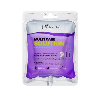 Bielenda Multi Care Solution MultiCERAMIDY regenerująco - odżywcza Maska - serum w płacie 1 sztuka