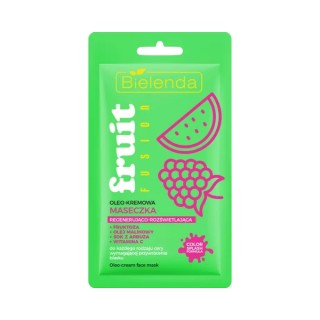 Bielenda Fruit Fusion Oleo - kremowa Maseczka do twarzy regenerująco - rozświetlająca 8 g