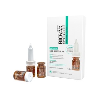 L'biotica BIOVAX Trichologic Exo-Ampoules Hair Loss and Density Treatment for Women 7 x 5 ml